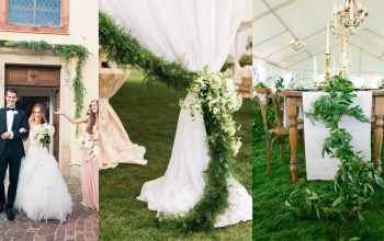 Tips To Add Garland To Your Wedding Decor
